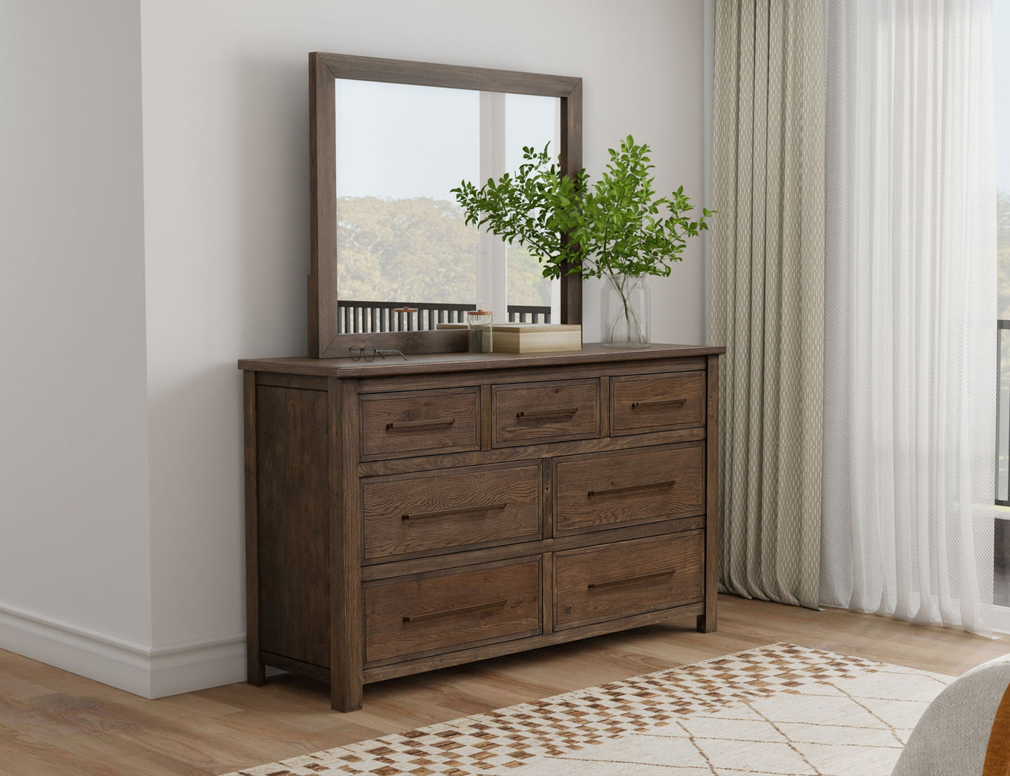Novus Lodge - Dresser - Walnut Brown