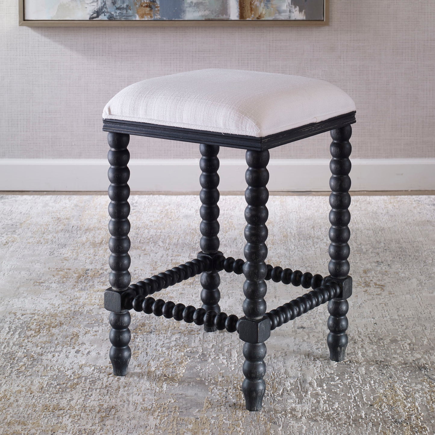Pryce - Backless Counter Stool - Black