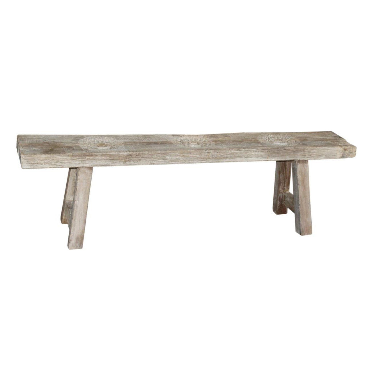67" Wood Bench - Light Brown
