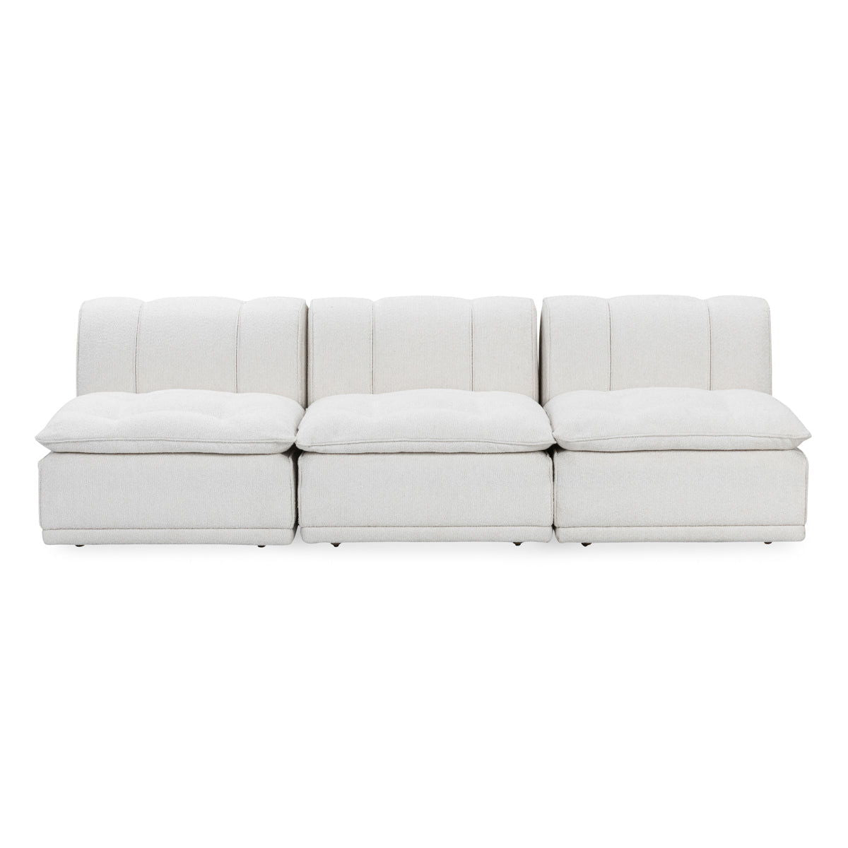 Haven - Upholstered 3 Piece Modular Sofa - White