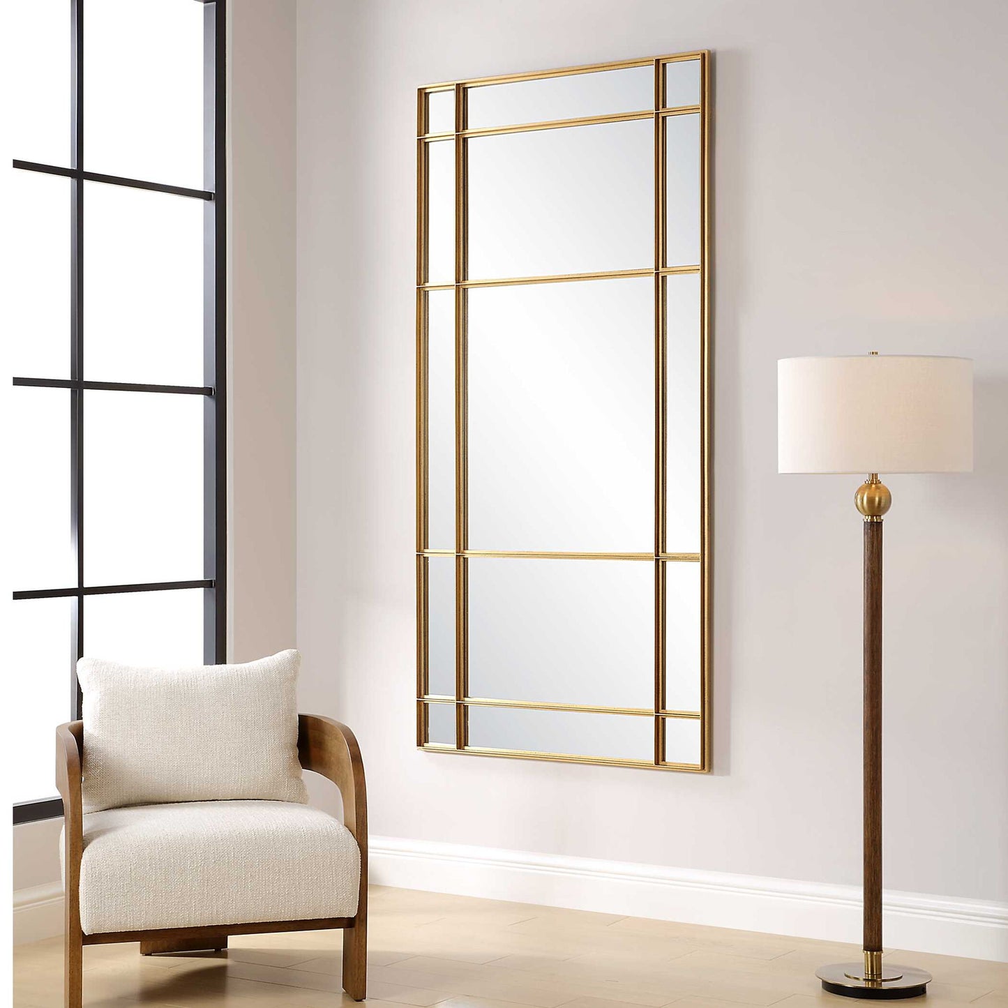 Spurgeon - Gold Window Mirror