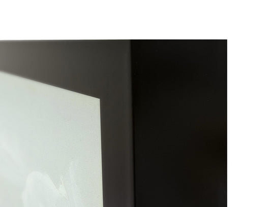 Pedal - 48" x 72" Painting By Buddy Whitlock - Black / Light Blue