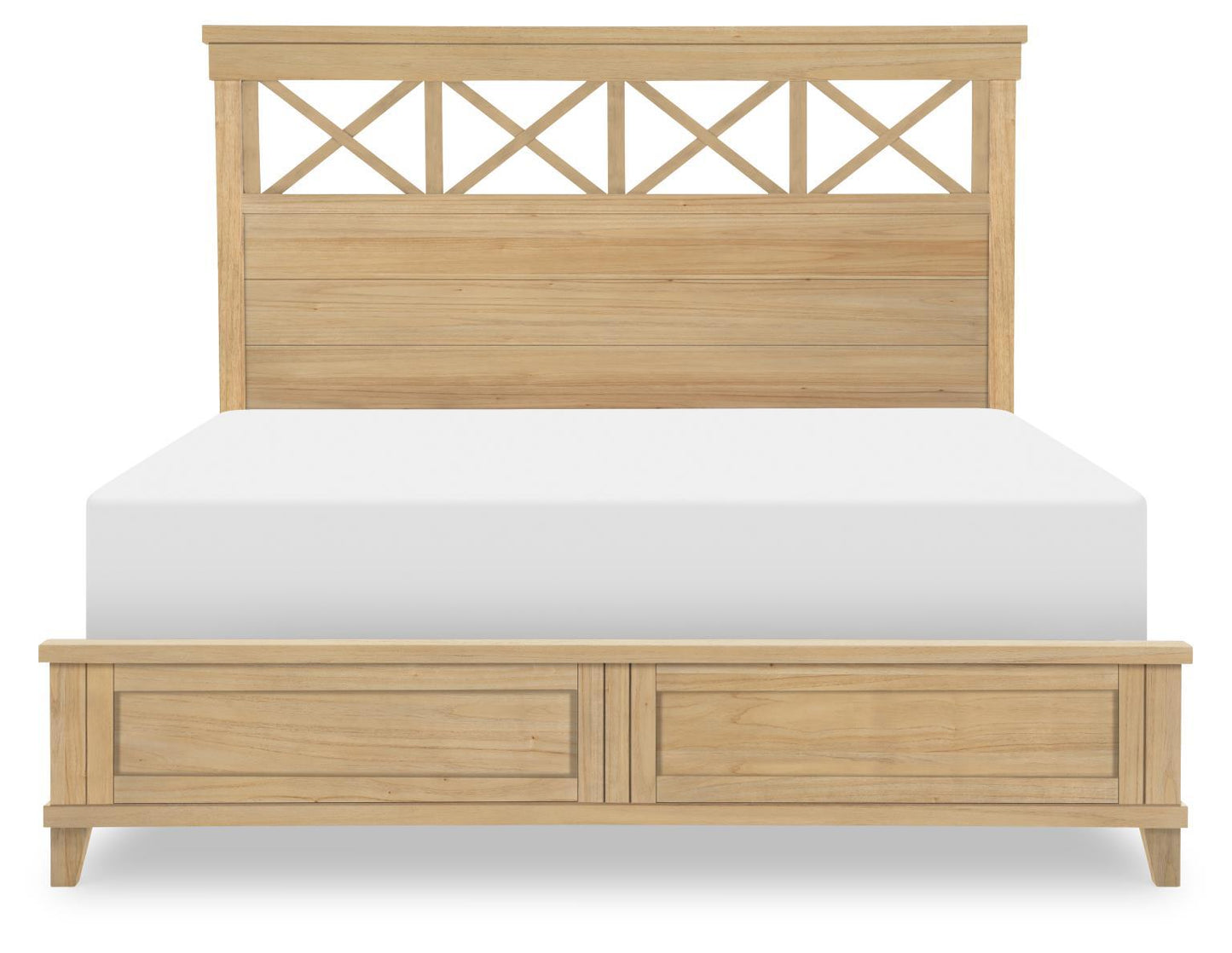 XXX's And OOO's - Queen X Panel Headboard - Amber