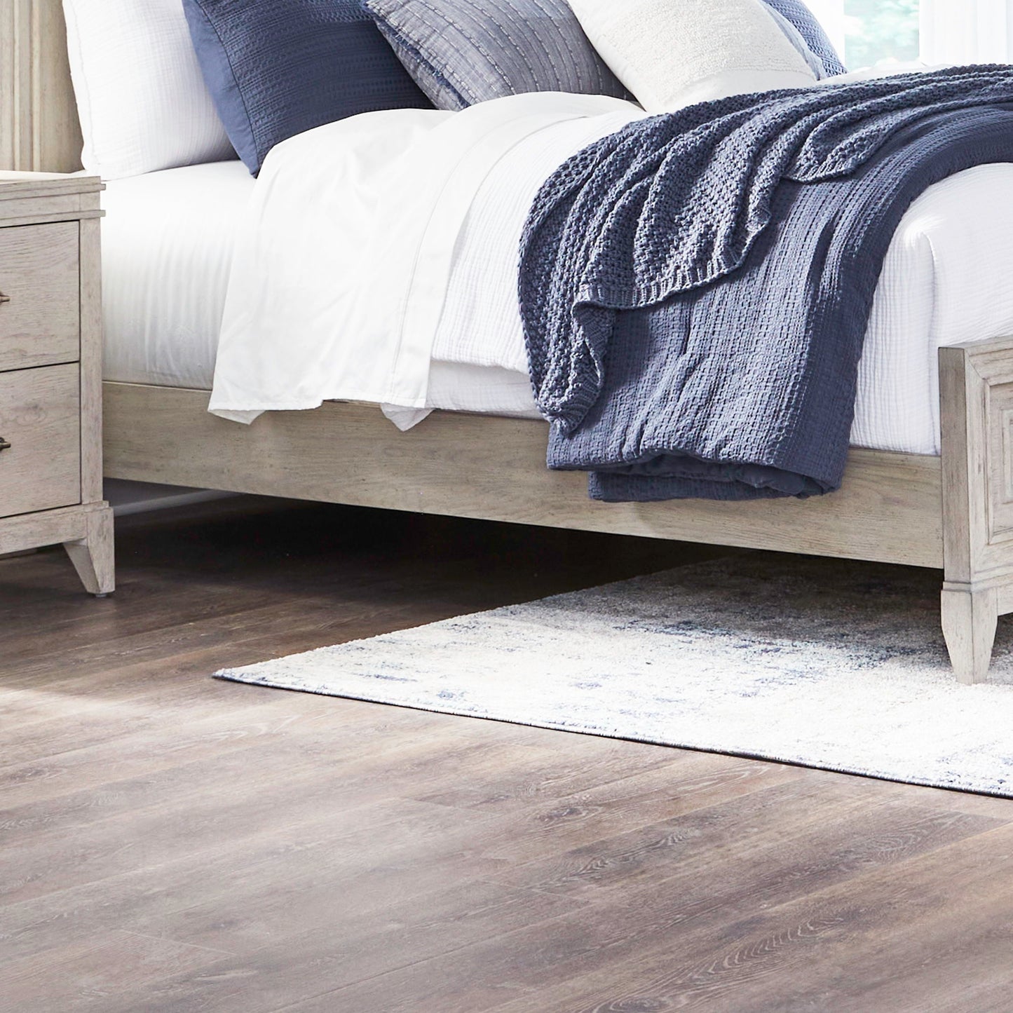 New Haven - California King Panel Bed Rails - White