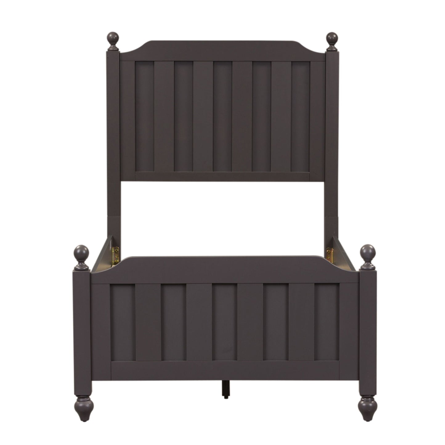 Cottage View - Full Panel Headboard & Footboard - Dark Gray