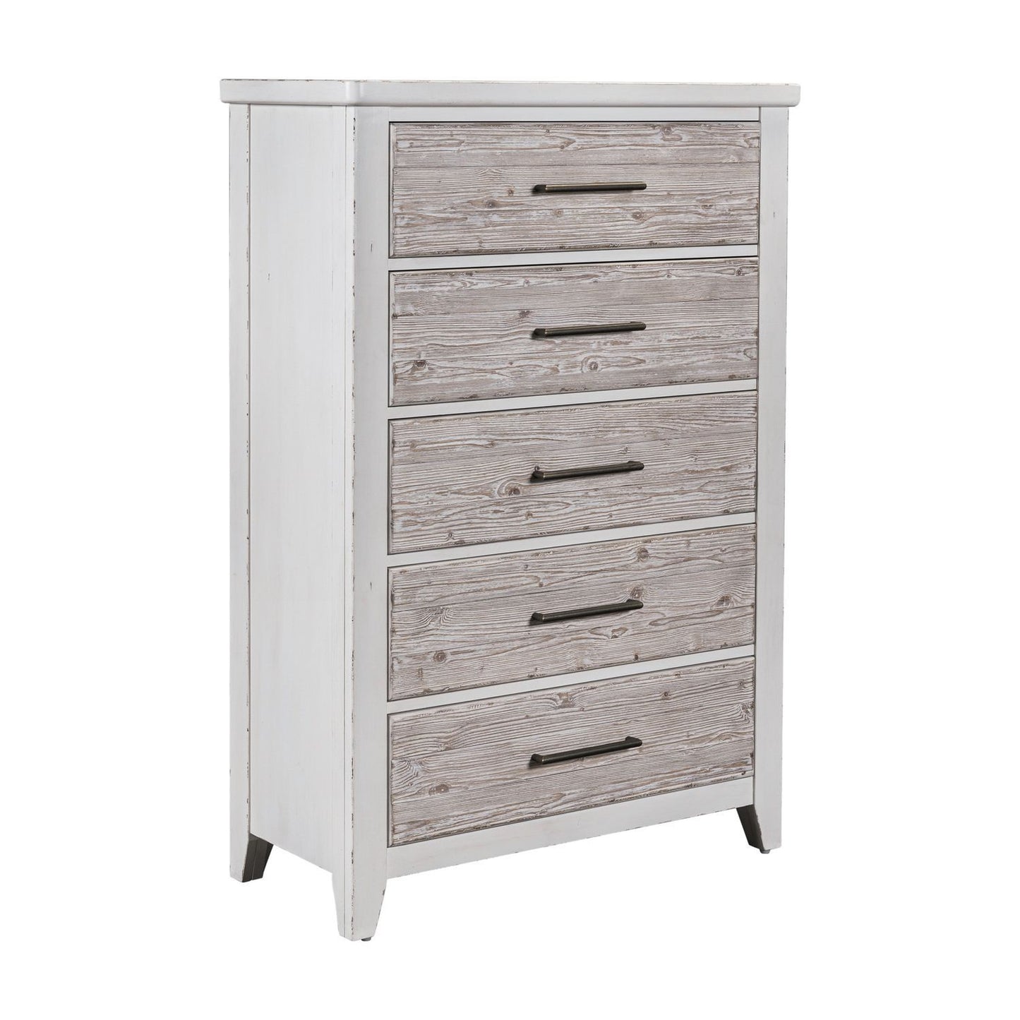 Backroads - 5 Drawer Chest - White