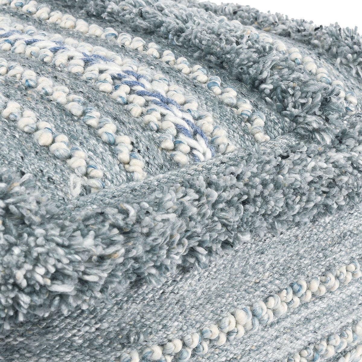 Poufs - Performance Elko Pouf - Blue Multi