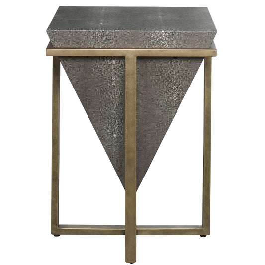 Bertrand - Shagreen Accent Table