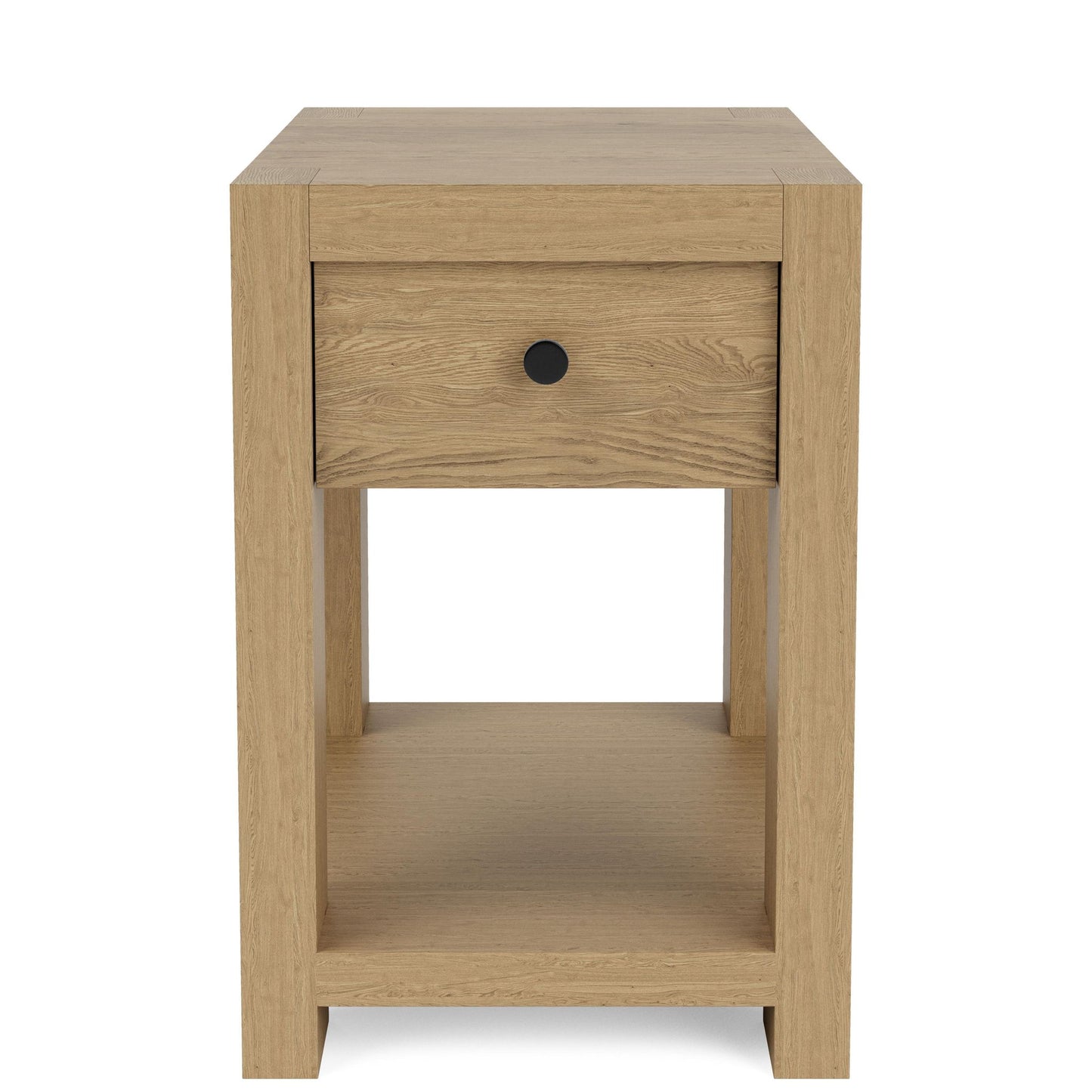 Davie - Chairside Table - Light Brown