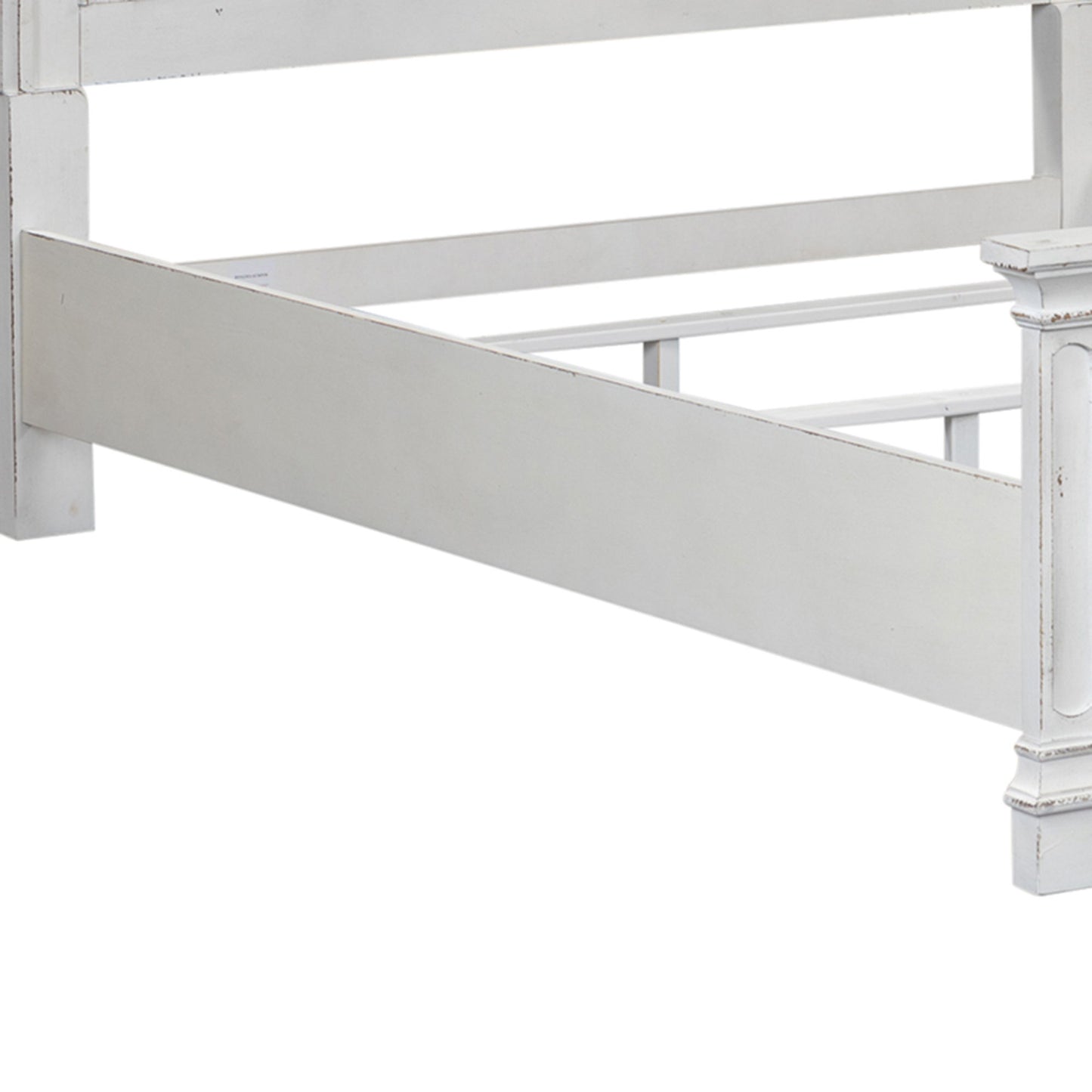 Magnolia Manor - Panel Bed Rails Length - White