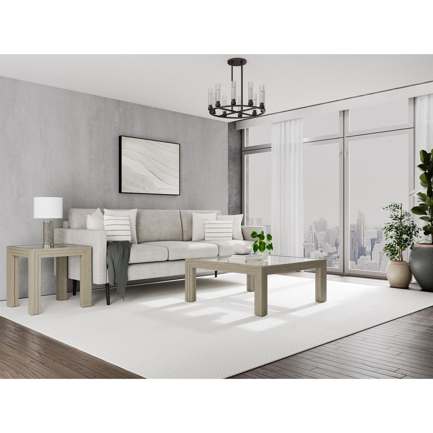 Wilde - Glass Top Table