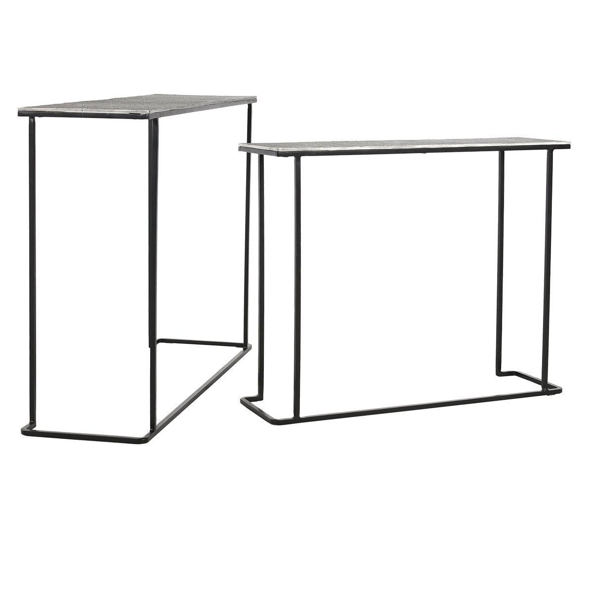 Jonah - Console Table (Set of 2) - Gray