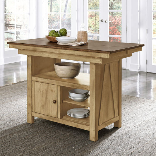 Lindsey Farm - Trestle Table - Natural & Brown