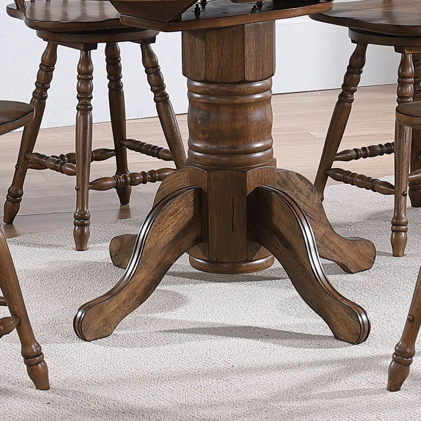 Carolina Crossing - Gathering Table Base - Brown