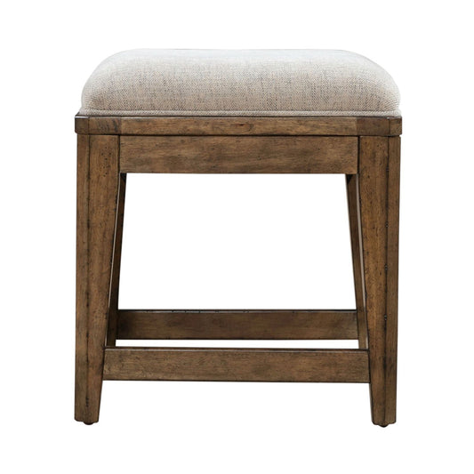 Carolina Park - Upholstered Console Stool - Brown