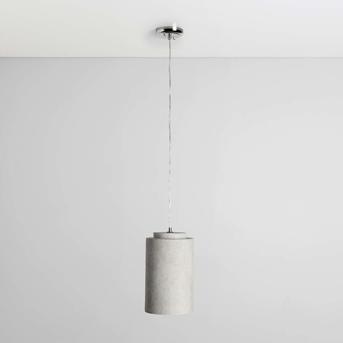 Joel - Concrete Pendant - Light Gray