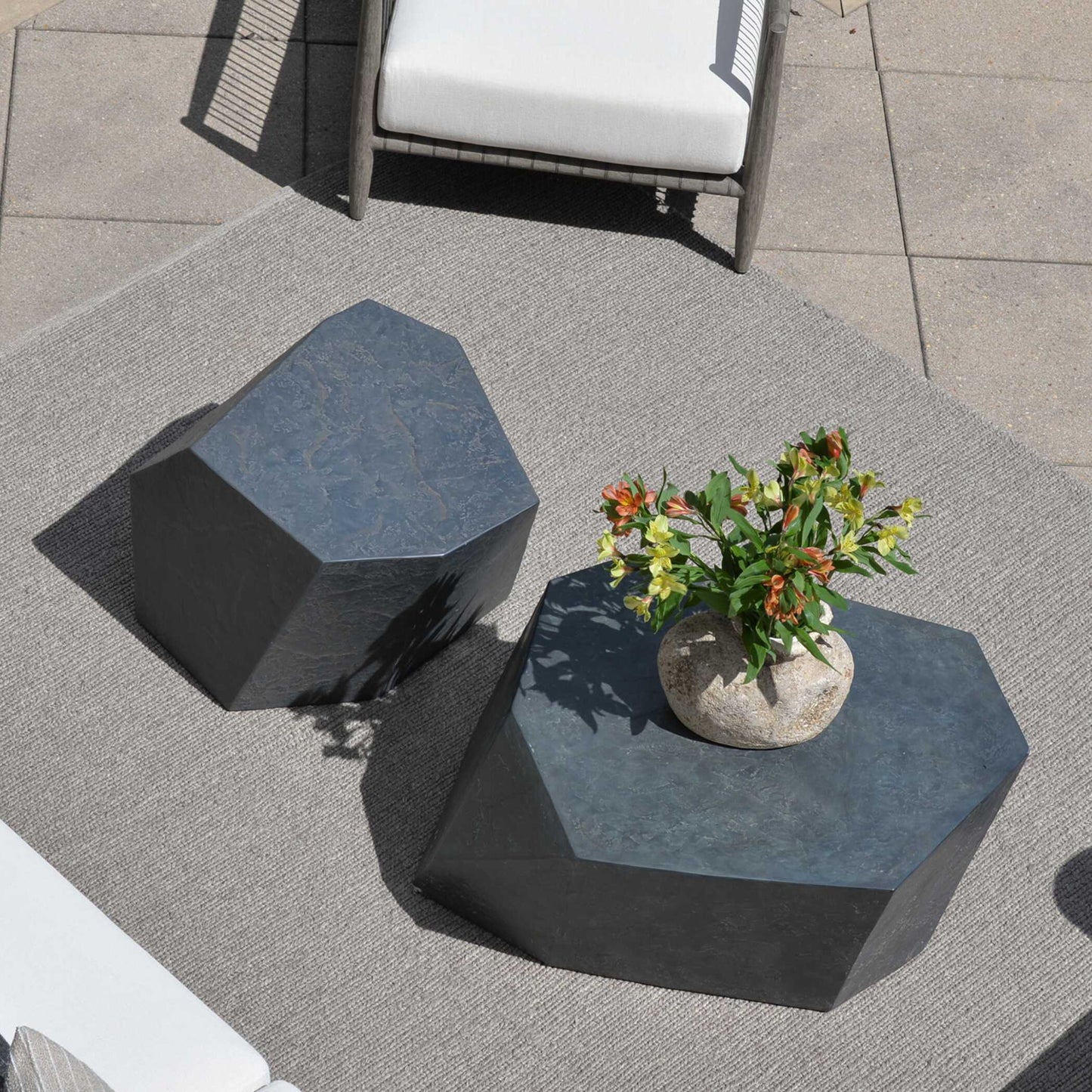 Parra - Outdoor Side Table - Slate