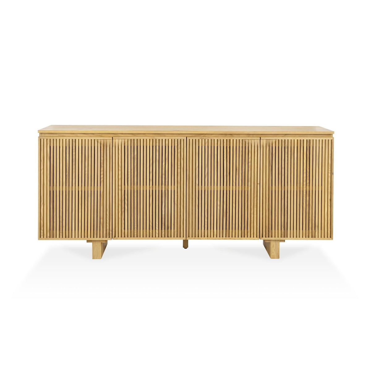 Roya - 4 Door Cabinet - Oak Natural