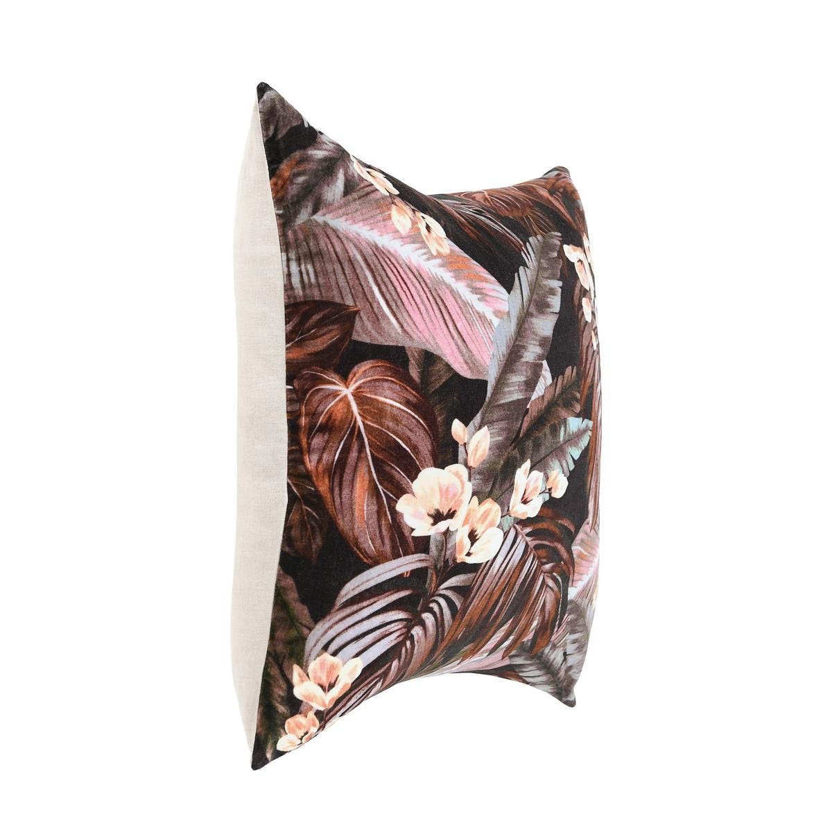 Radiant Oasis - 22" x 22" Makana Pillow - Brown