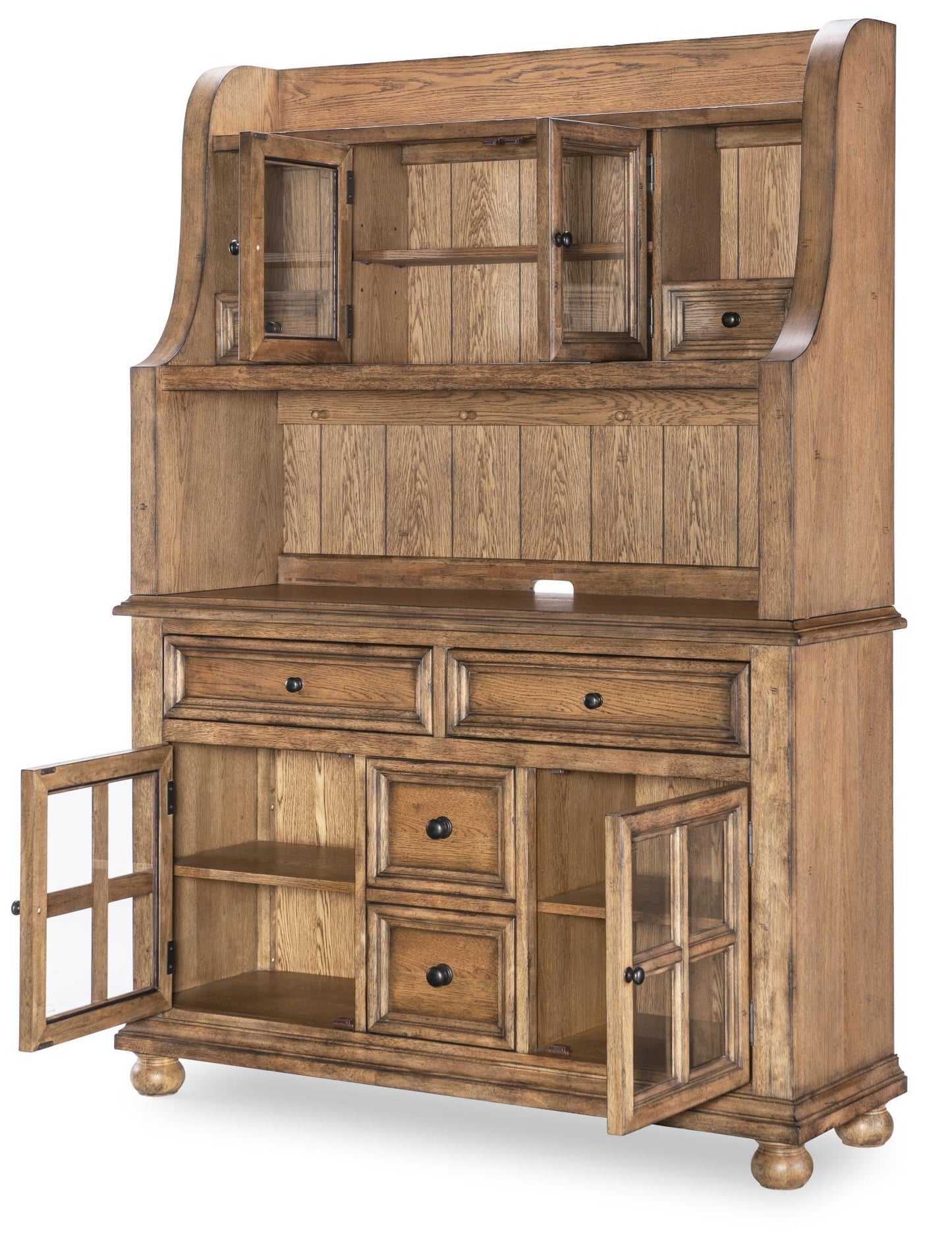 Vintage Market - Complete Hutch And Server