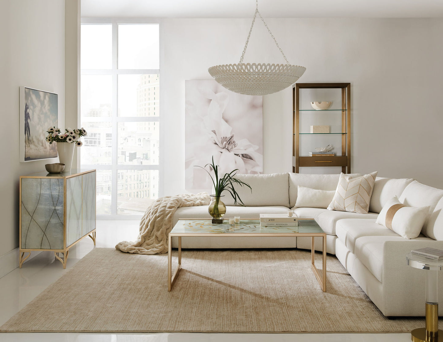 Melange - Koi Rectangle Cocktail Table