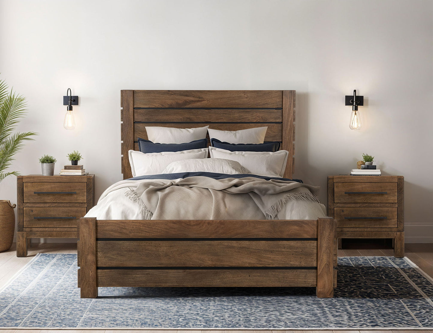 Merida - Queen Headboard - Barrel Brown