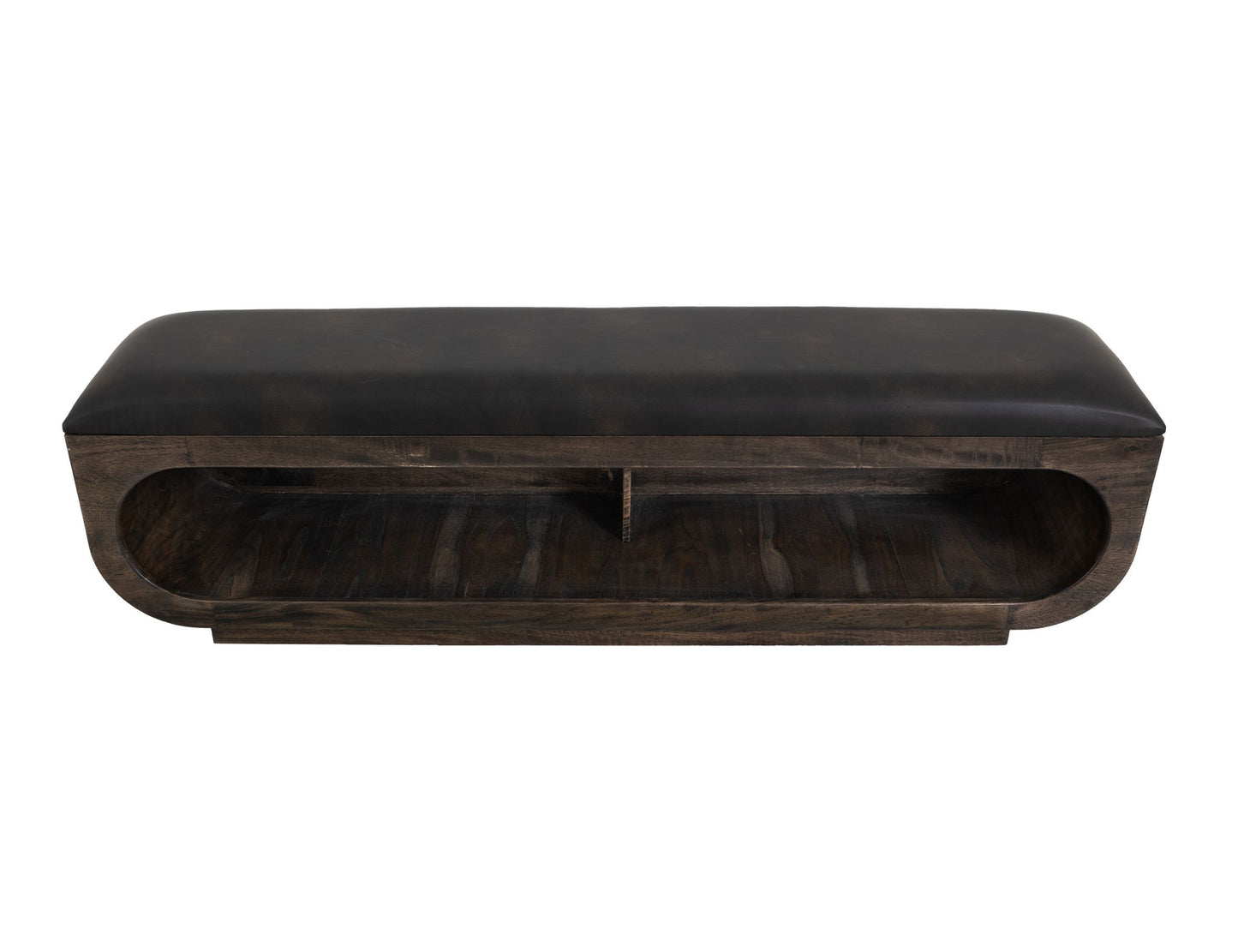Balam - Wooden Bench With Cushioned Seat