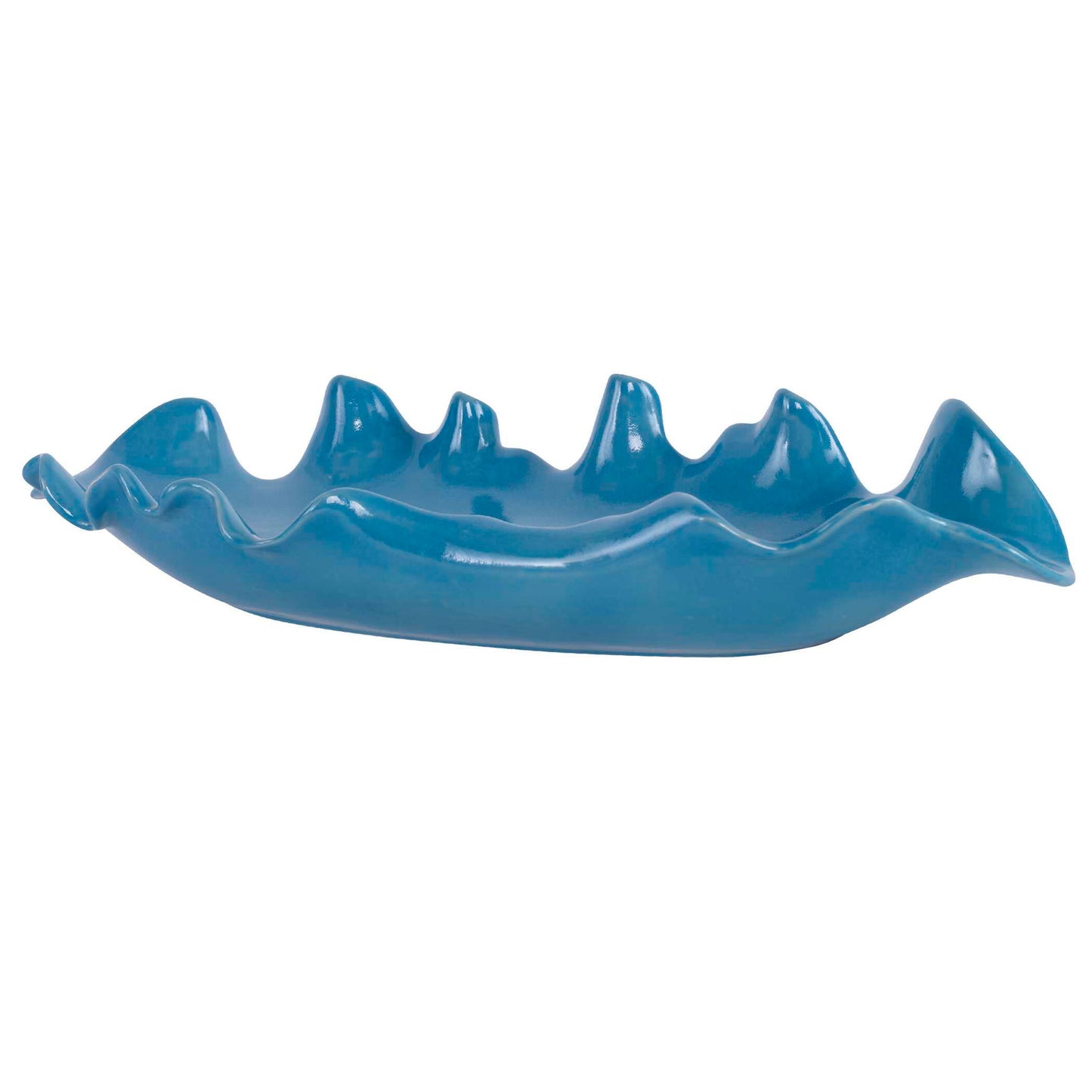 Ruffled Feathers - Blue Bowl