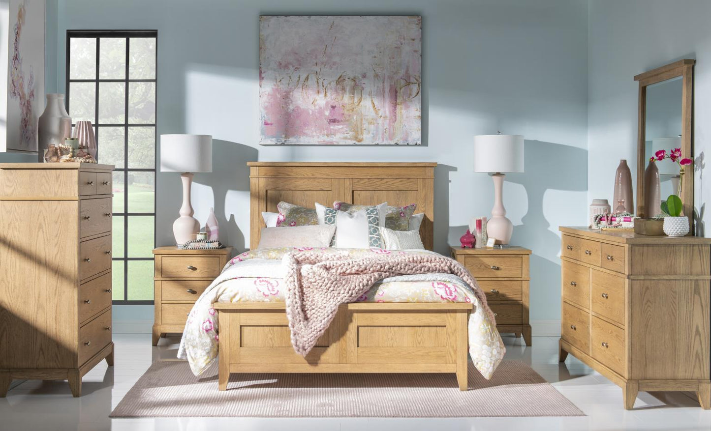 Today's Traditions - Twin Panel Headboard - Natural Hickory
