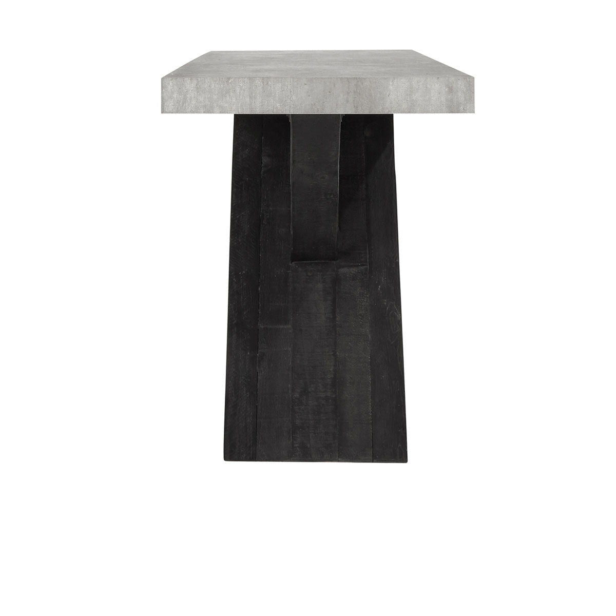 Durant - Console Table - Black/Antique Gray