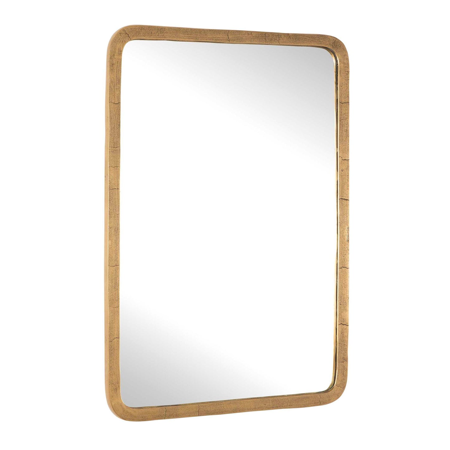 Vestry - Antique Brass Mirror - Brass / Gold