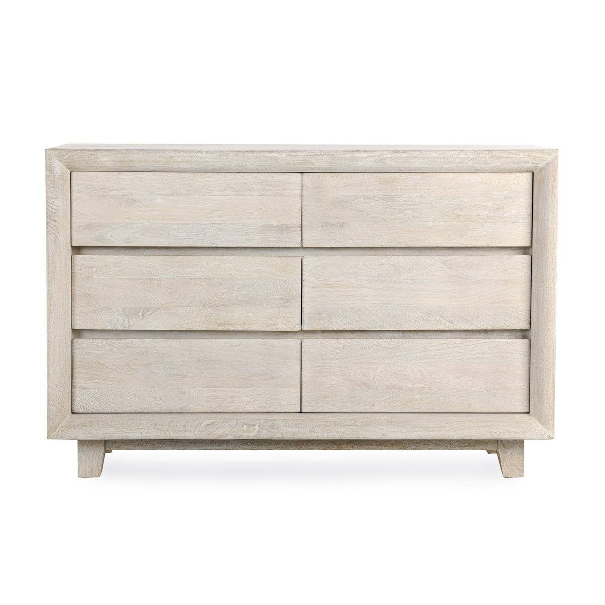 Reece - 6 Drawer Dresser - Seashell White