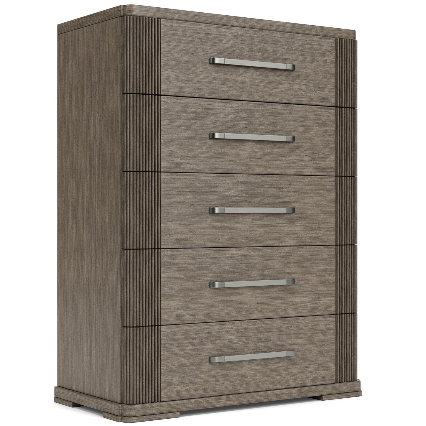 Sariel - Five Drawer Chest - Dark Brown