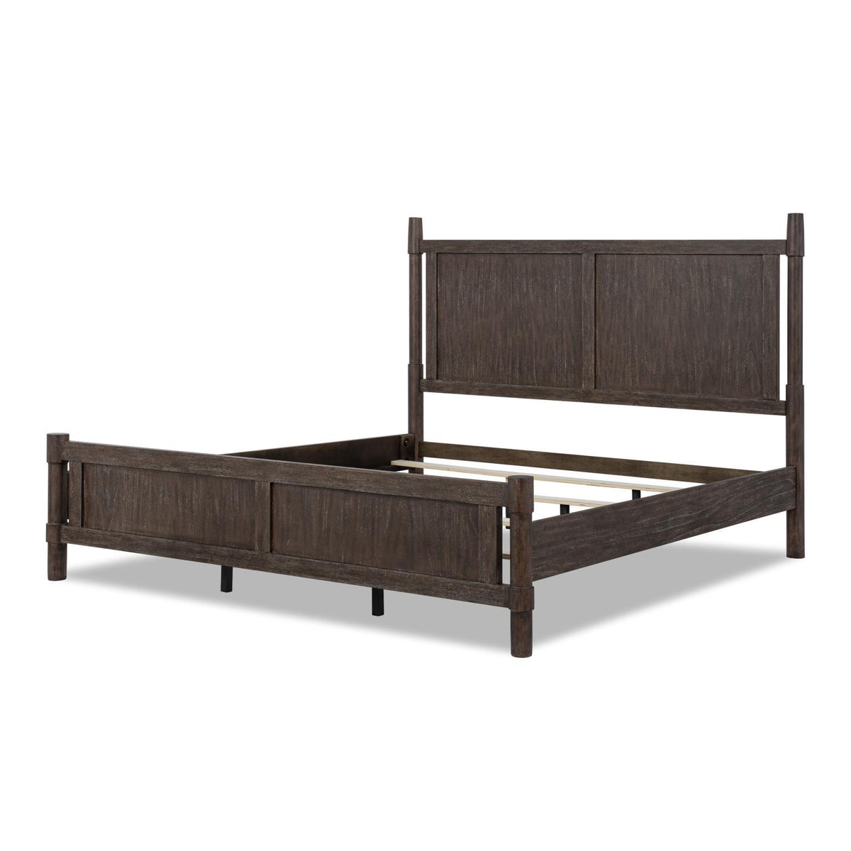Reflections - Queen Low Post Headboard - Dark Roast