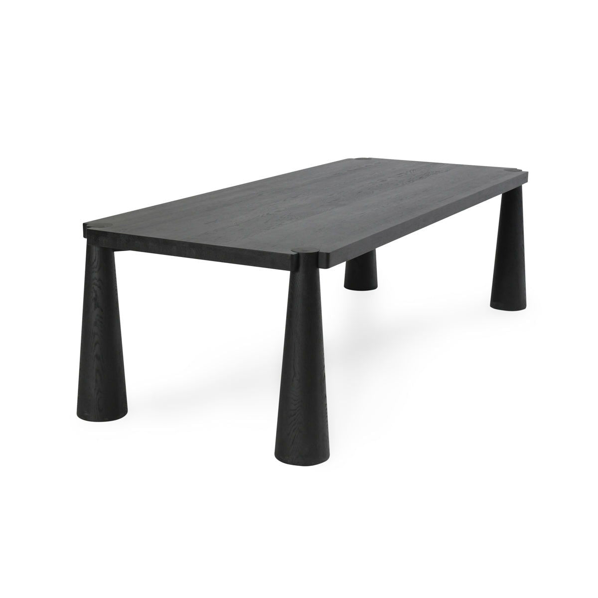 Atrop - Solid Wood 102" Dining Table - Ink Black