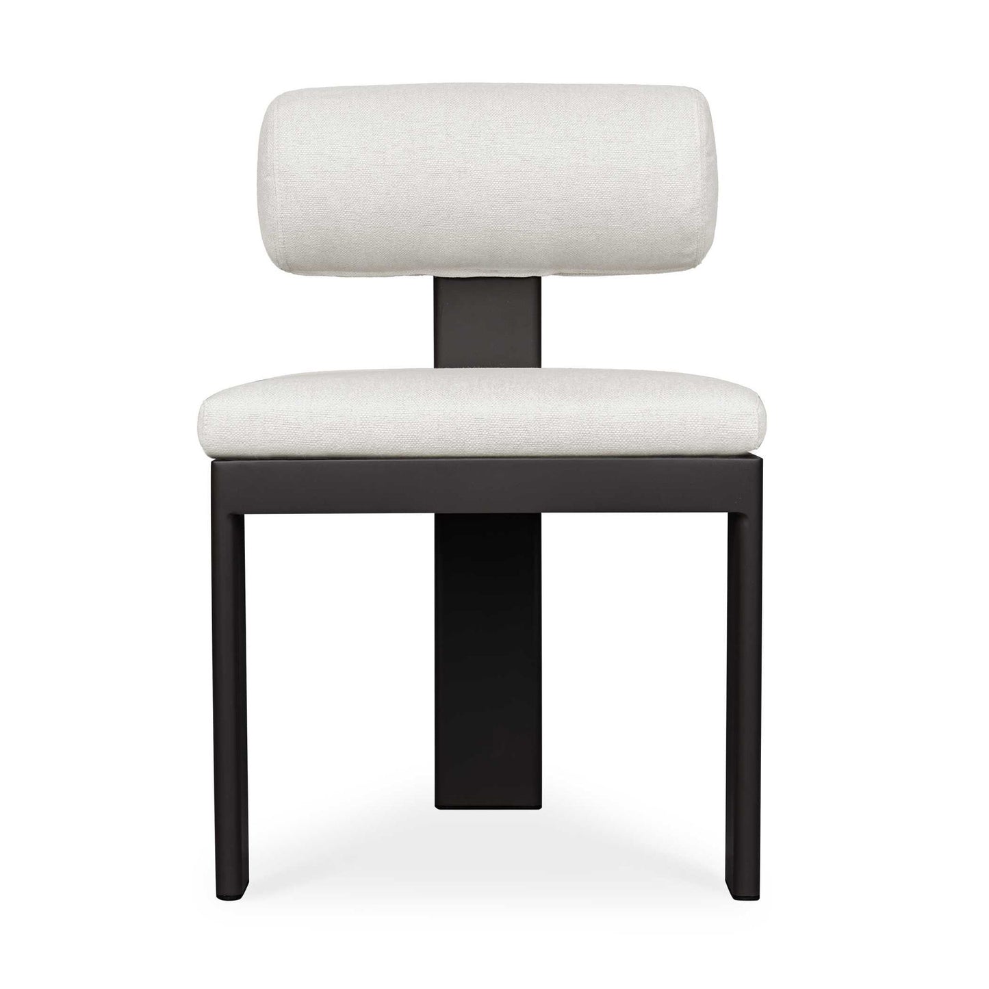 Bolster Back - Outdoor Dining Chair - White