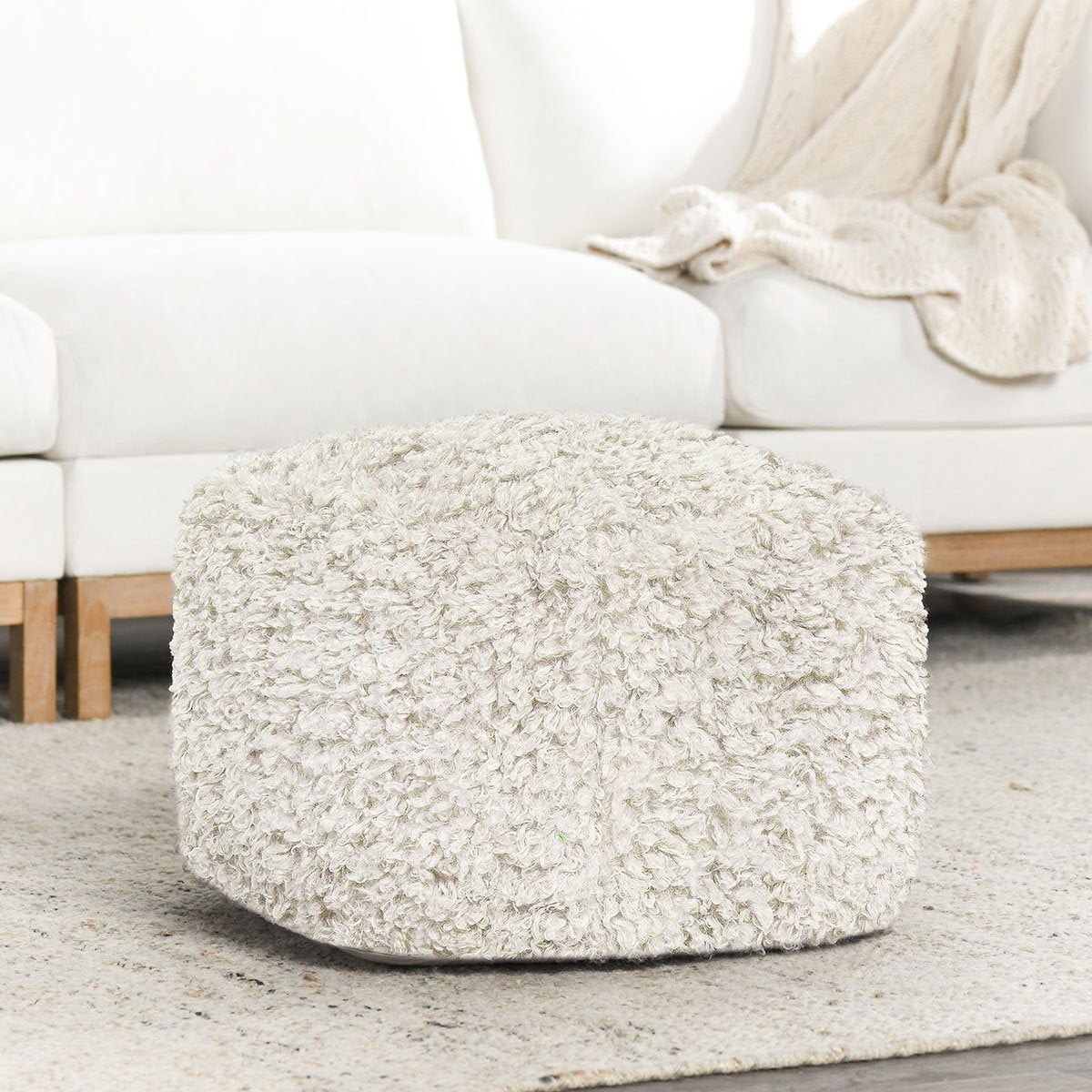 Poufs - Carters Pouf - Ivory
