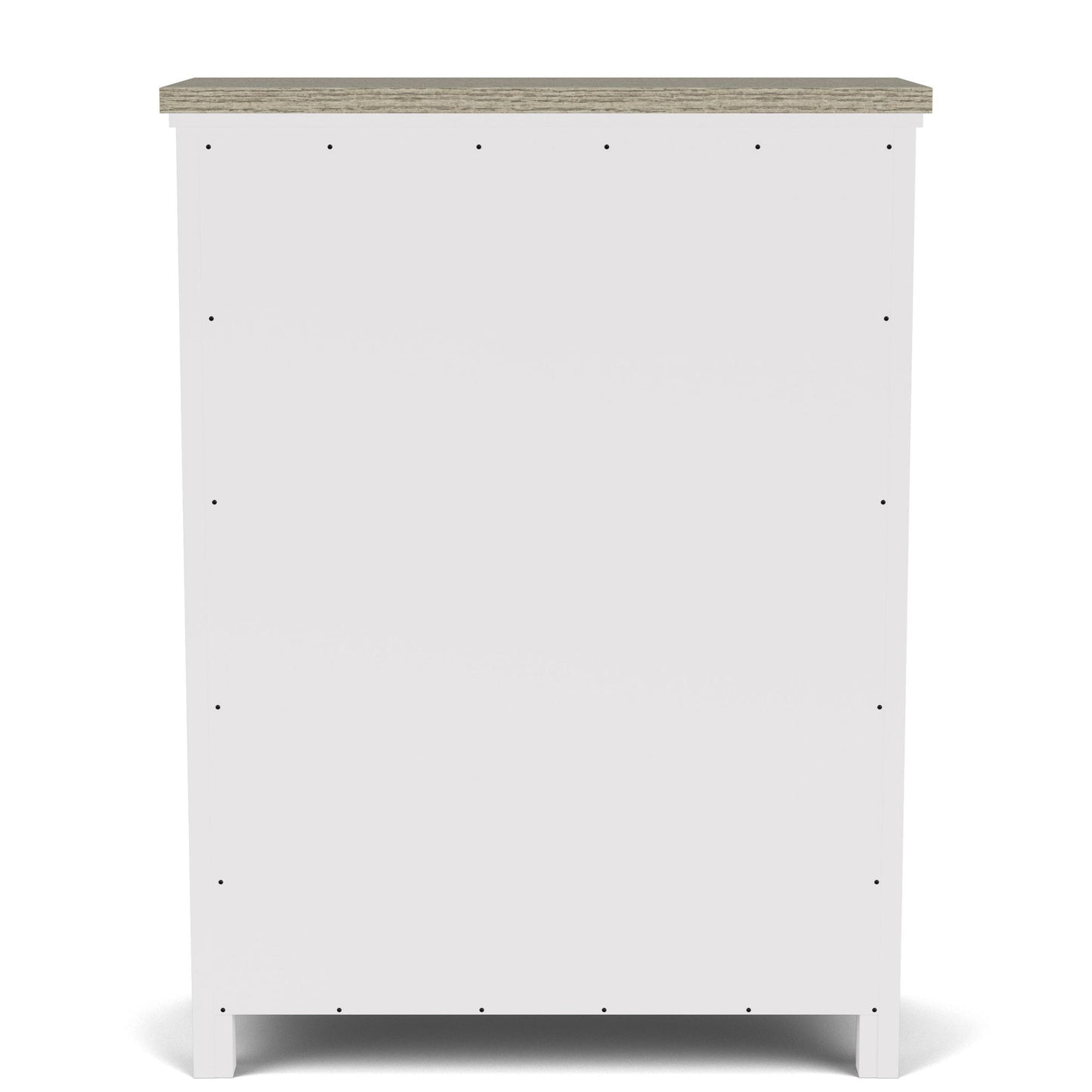 Cora - Five Drawer Chest - White