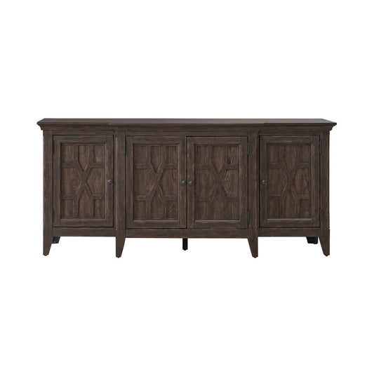 Paradise Valley - 76" TV Console - Dark Brown