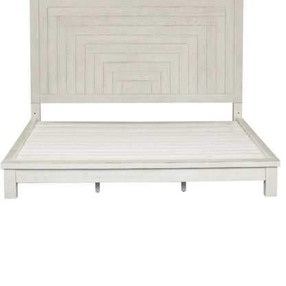 Modern Farmhouse - King Platform Footboard - White