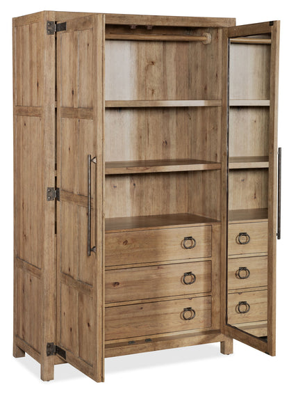 Vineyard Row - Wardrobe - Light Brown