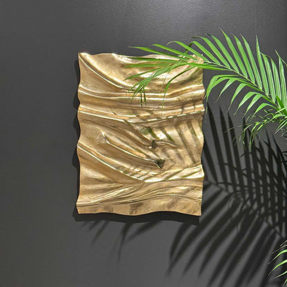 Undulate - Outdoor Wall Panel - Gold