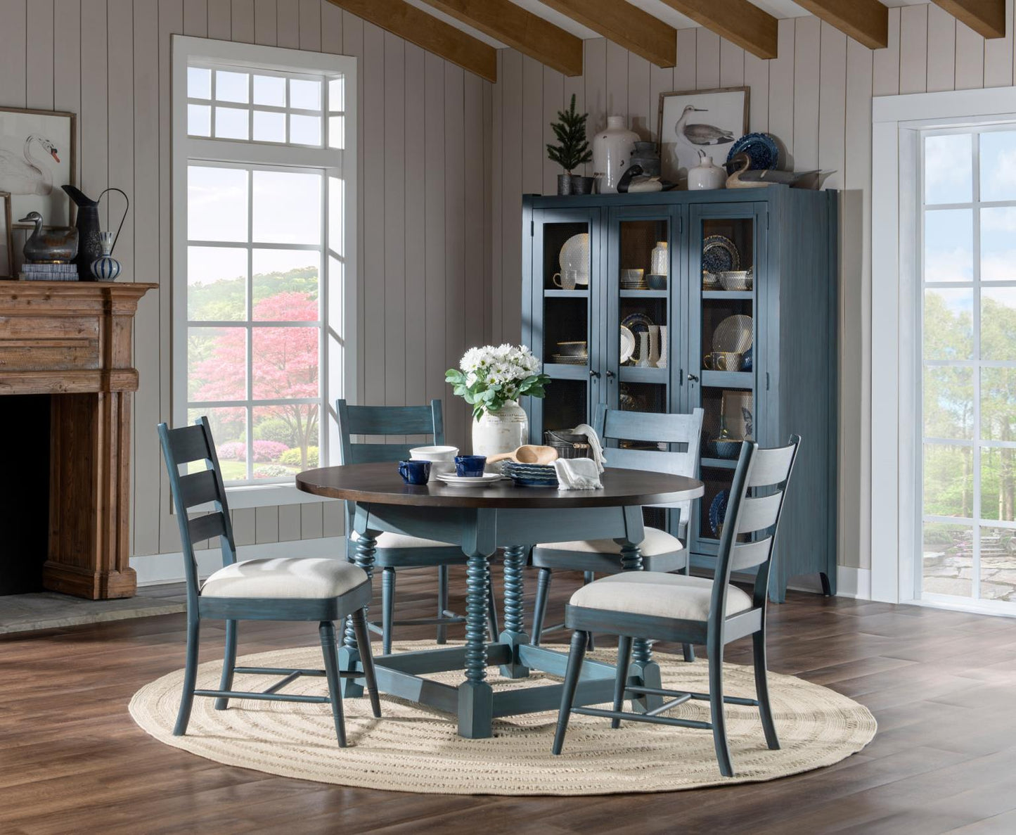 Lake House - Ladder Back Side Chair (Set of 2)