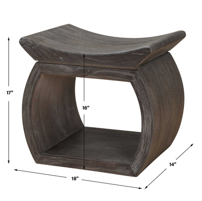 Connor - Walnut Accent Stool