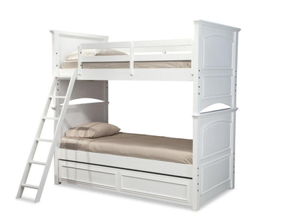 Madison - Bunk Rails With Slat Rolls - Natural White