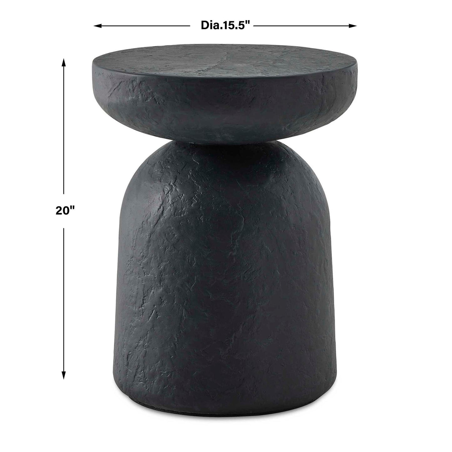 Hurlee - Outdoor Accent Table - Black