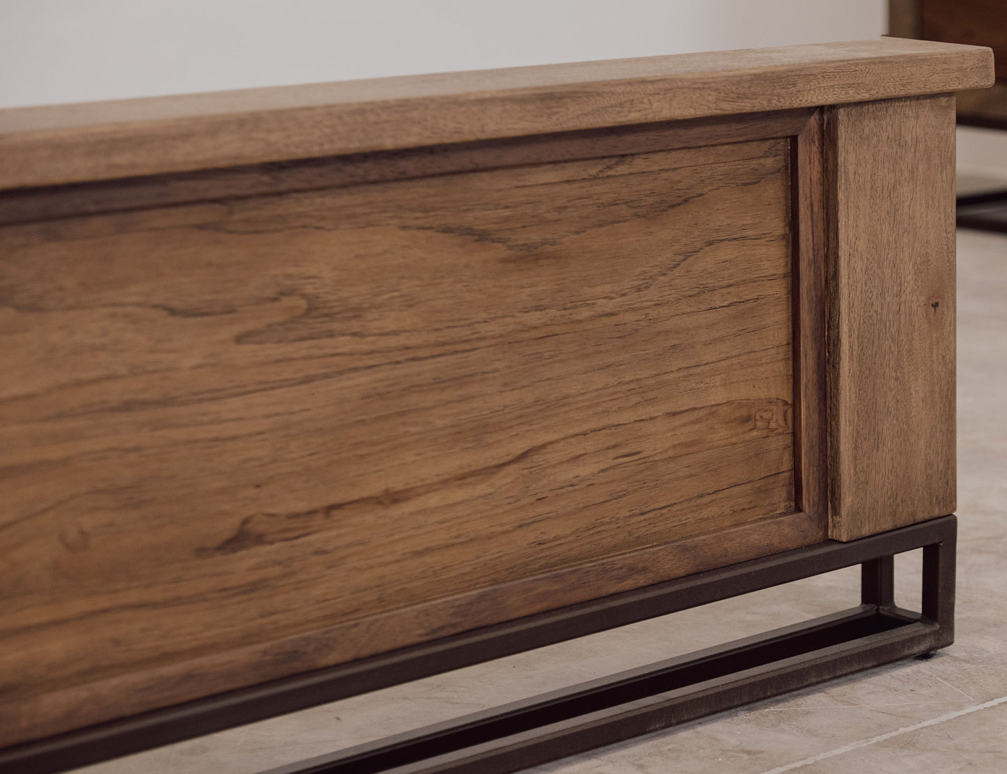 Natural Teca - King Platform - Brown