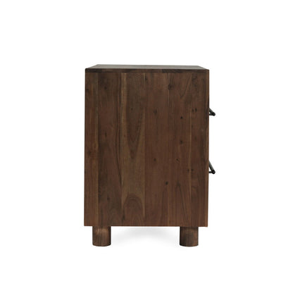 Jaxon - 2 Drawer Nightstand - Cocoa Brown