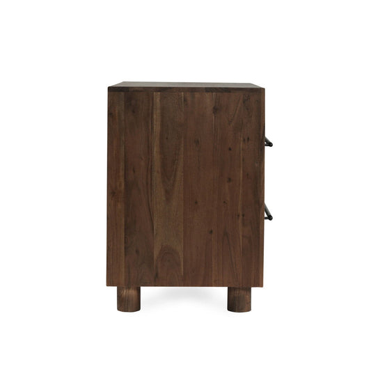 Jaxon - 2 Drawer Nightstand - Cocoa Brown