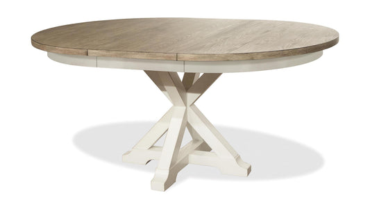 Myra - Round Dining Table Base - Paperwhite